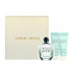Obrázek: Giorgio Armani Acqua di Gioia EdP 100 ml + 75 ml tělové mléko + 75 ml sprchový gel dárková sada